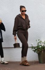 HAILEY BIEBER and LORI HARVEY Arrives at Pilates Workout 01/05/2025