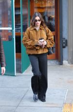 HAILEY BIEBER Out and About in New York City 01/30/2025
