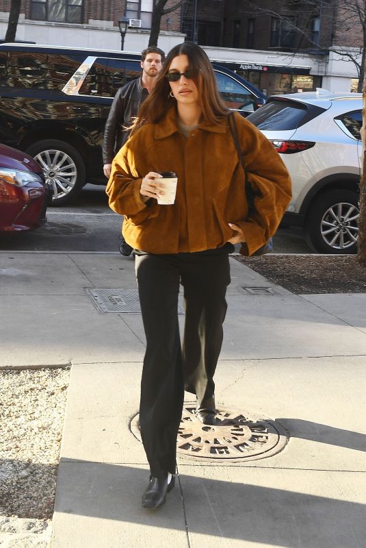 HAILEY BIEBER Out and About in New York City 01/30/2025