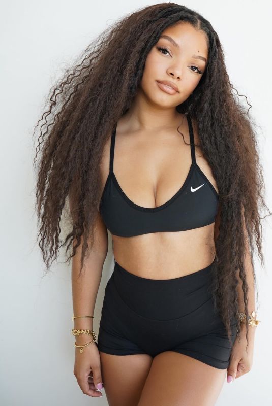 HALLE BAILEY at a Photoshoot, January 2025