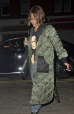 HALLE BERRY Arrives at Chiltern Firehouse in London 01/30/2025