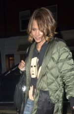 HALLE BERRY Arrives at Chiltern Firehouse in London 01/30/2025