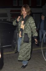 HALLE BERRY Arrives at Chiltern Firehouse in London 01/30/2025