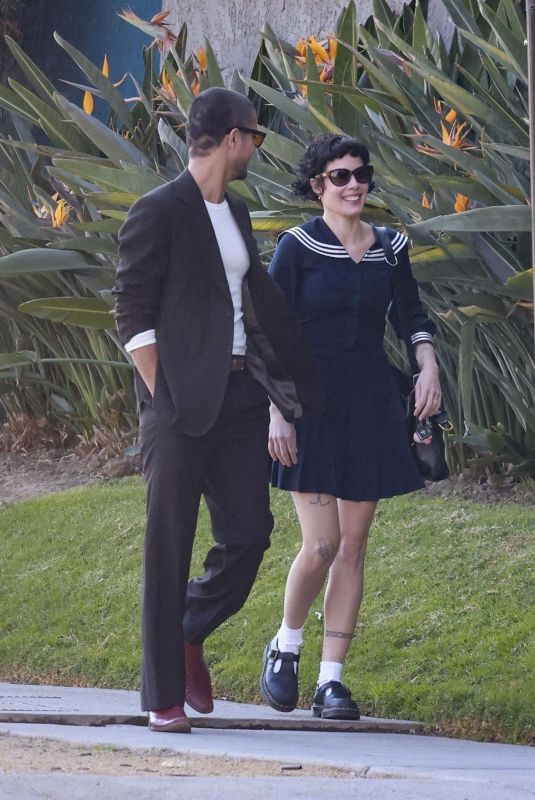 HALSEY and Avan Jogia Out for Lunch at All Time in Los Feliz 01/17/2025