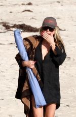 HEIDI KLUM and Tom Kaulitz Strolls Along a Beach Full of Nudists in St Barts 01/14/2025