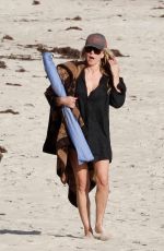HEIDI KLUM and Tom Kaulitz Strolls Along a Beach Full of Nudists in St Barts 01/14/2025