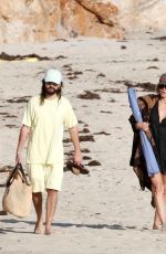 HEIDI KLUM and Tom Kaulitz Strolls Along a Beach Full of Nudists in St Barts 01/14/2025