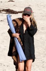 HEIDI KLUM and Tom Kaulitz Strolls Along a Beach Full of Nudists in St Barts 01/14/2025