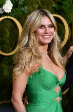 HEIDI KLUM at 82nd Annual Golden Globes Awards in Beverly Hills 01/05/2025