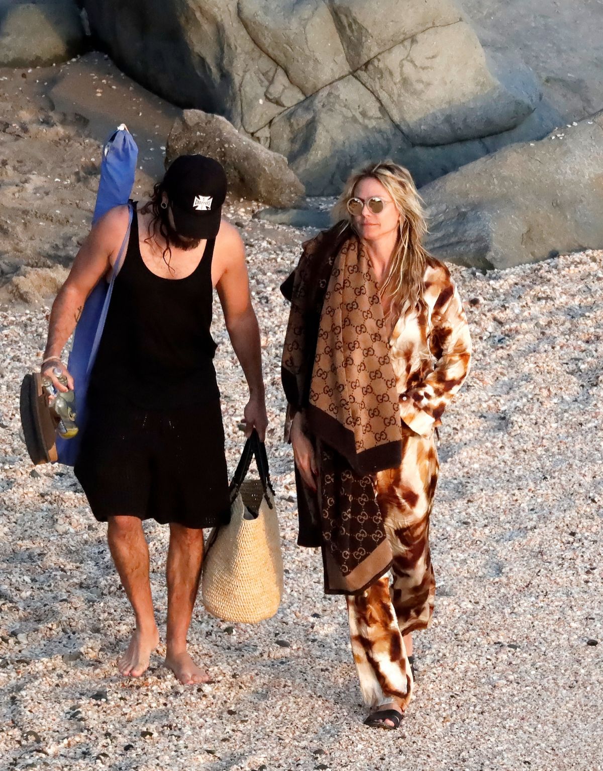 heidi klum st barth 2025