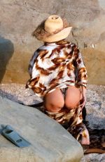 HEIDI KLUM in Bikini Enjoying Caribbean Sun with Tom Kaulitz in St Barth 01/14/2025