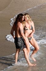 HEIDI KLUM in Bikini Enjoying Caribbean Sun with Tom Kaulitz in St Barth 01/14/2025