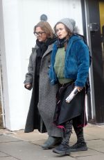 HELENA BONHAM CARTER Enjoys Ice Cream Despite Cold London Weather 01/17/2025