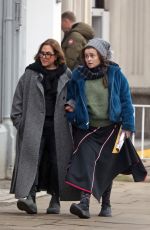 HELENA BONHAM CARTER Enjoys Ice Cream Despite Cold London Weather 01/17/2025