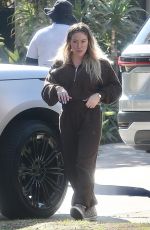 HILARY DUFF Arrives at Workout in Sherman Oaks 01/20/2025
