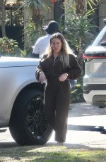 HILARY DUFF Arrives at Workout in Sherman Oaks 01/20/2025