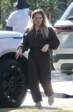 HILARY DUFF Arrives at Workout in Sherman Oaks 01/20/2025