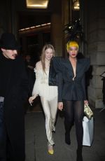 HUNTER SCHAFER Arrives at an AIDS Awareness Event in Paris 01/30/2025