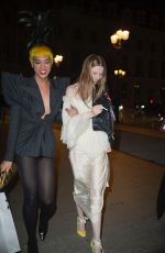 HUNTER SCHAFER Arrives at an AIDS Awareness Event in Paris 01/30/2025