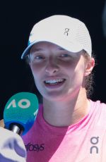 IGA SWIATEK at Australian Open - Day 5 in Melbourne 01/16/2025