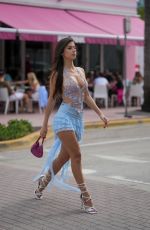 INES TROCCHIA Out on Holiday in Miami Beach 01/16/2025