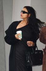 IRINA SHAYK Out with a Large Bouquet of Flowers on Her Birthday in New York 01/06/2025