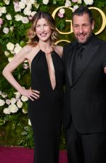 JACKIE and Adam SANDLER at 82nd Annual Golden Globes Awards in Beverly Hills 01/05/2025