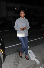 JASMINE TOOKES and Juan David Borrero Out for Dinner Date in Santa Monica 01/03/2025