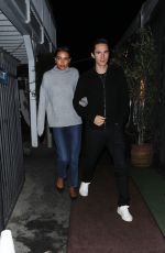 JASMINE TOOKES and Juan David Borrero Out for Dinner Date in Santa Monica 01/03/2025