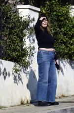 JEANNE TRIPPLEHORN Out with Family in Los Angeles 01/09/2025