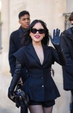 JENNA ORTEGA Arrives at Christian Dior Haute Couture Show Photocall in Paris 01/27/2025