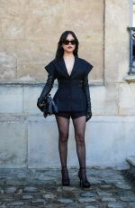JENNA ORTEGA Arrives at Christian Dior Haute Couture Show Photocall in Paris 01/27/2025