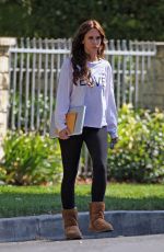 JENNIFER LOVE HEWITT Arrives at Pole Dancing Class in Encino 10/10/2009