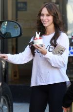 JENNIFER LOVE HEWITT Arrives at Pole Dancing Class in Encino 10/10/2009