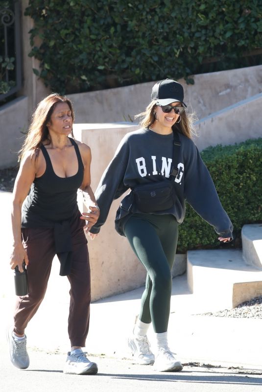 JESSICA ALBA Out for Stroll with a Friend in Los Angeles 01/06/2025