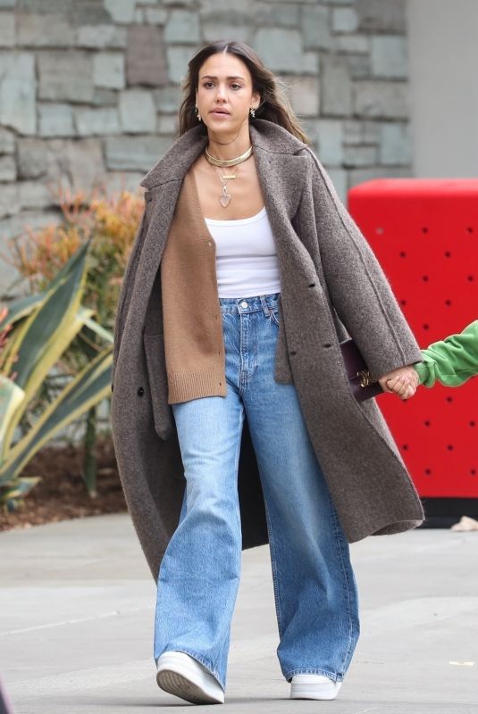 JESSICA ALBA Out Shopping at Target in Los Angeles 01/25/2025