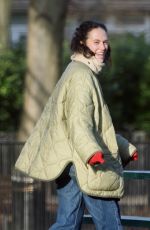 JESSICA BROWN FINDLAY Enjoys a Family Day Out 01/02/2025