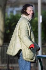 JESSICA BROWN FINDLAY Enjoys a Family Day Out 01/02/2025