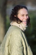 JESSICA BROWN FINDLAY Enjoys a Family Day Out 01/02/2025