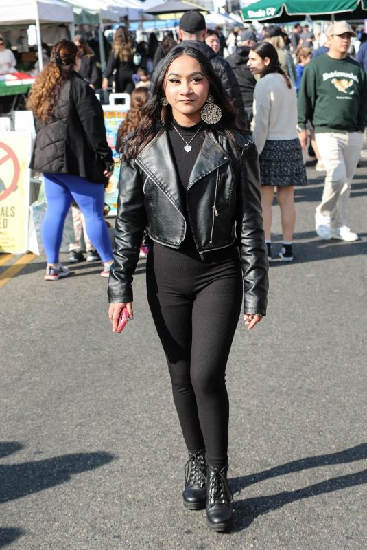 JESSICA CASIANO Out at Studio City Farmers Market 01/19/2025