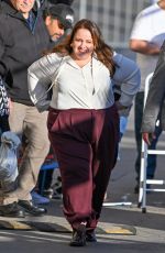 JESSICA GUNNING Arrives at Jimmy Kimmel Live! in Hollywood 01/14/2025