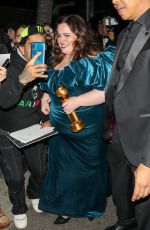 JESSICA GUNNING Leaves UTA Golden Globes After-Party in Los Angeles 01/05/2025