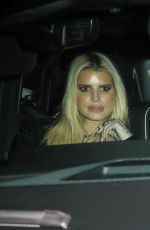 JESSICA SIMPSON Leaves Chateau Marmont Hotel in West Hollywood 01/04/2025