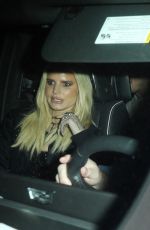 JESSICA SIMPSON Leaves Chateau Marmont Hotel in West Hollywood 01/04/2025