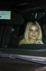JESSICA SIMPSON Leaves Chateau Marmont Hotel in West Hollywood 01/04/2025