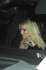 JESSICA SIMPSON Leaves Chateau Marmont Hotel in West Hollywood 01/04/2025