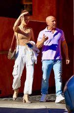 JESSICA VARGAS and Jason Oppenheim Out for Dinner at Great White in West Hollywood 01/23/2025