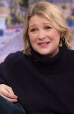 JOANNA PAGE at Good Morning Britain TV Show in London 01/23/2025