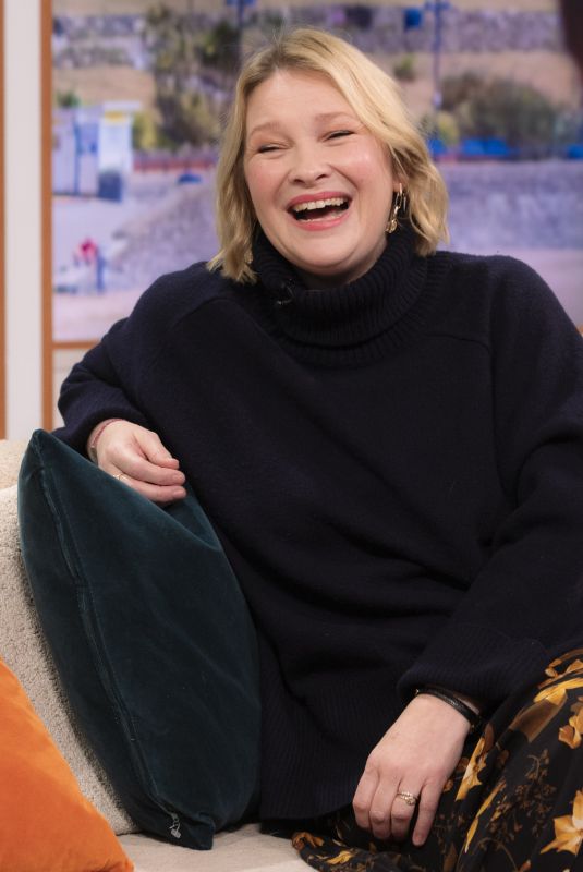 JOANNA PAGE at Good Morning Britain TV Show in London 01/23/2025