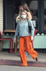 JOEY KING Out for Lunch with a Friend at Little Dom